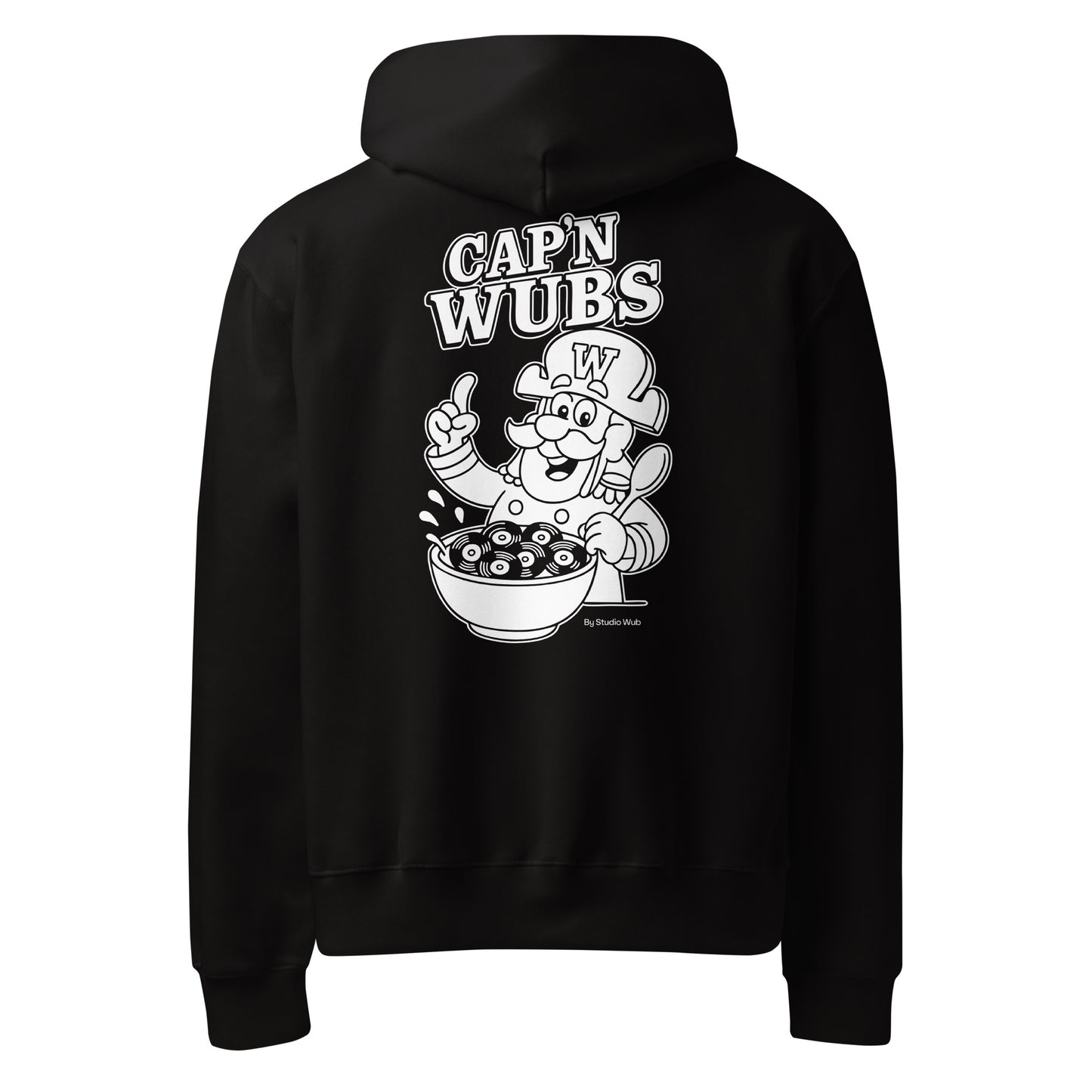 CAP'N WUBS - Oversized Hoodie (Black)