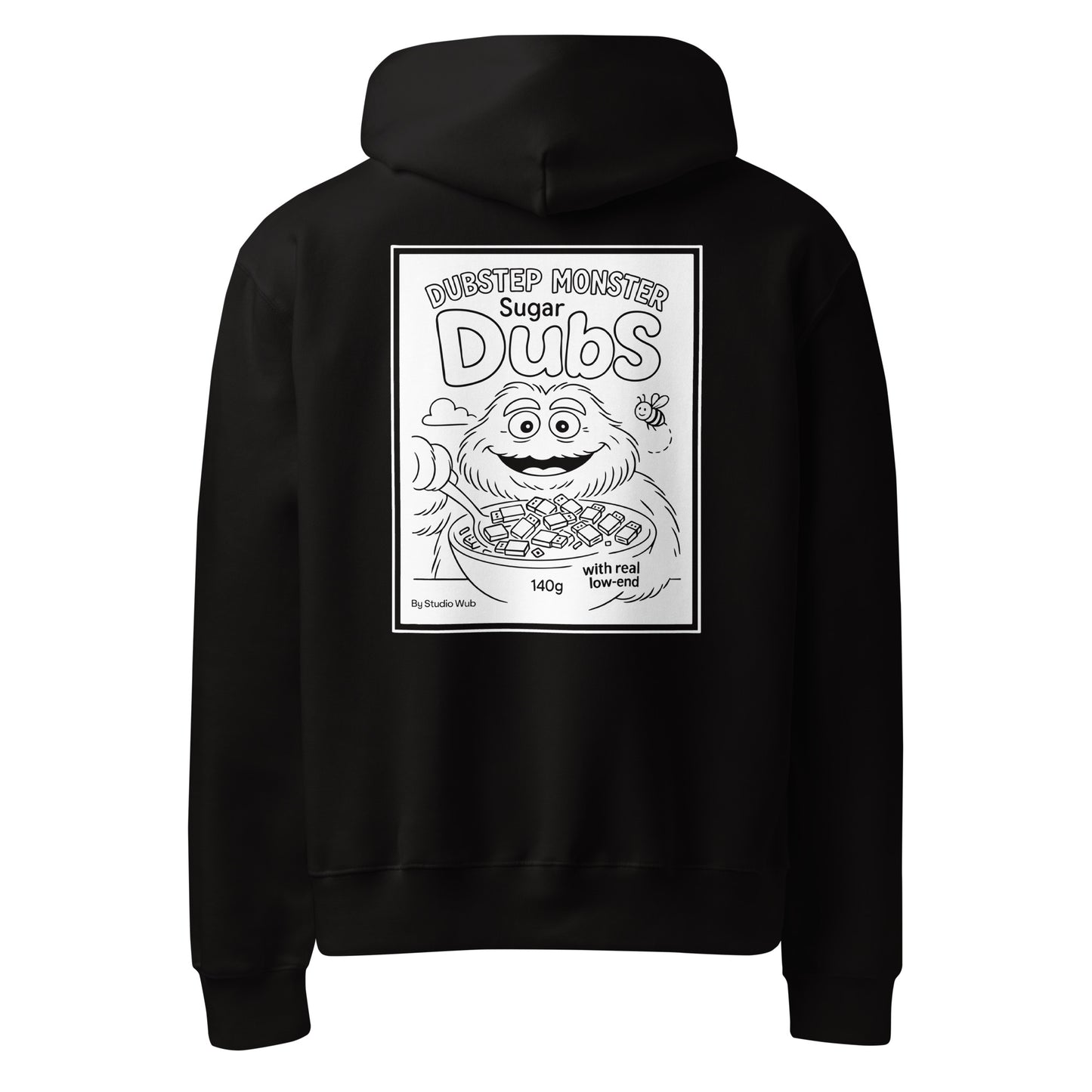 Dubstep Monster - Oversized Hoodie (Black)